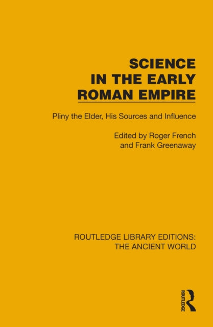 Book cover of: Science in the Early Roman Empire
