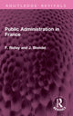 Book cover of: Public Administration in France