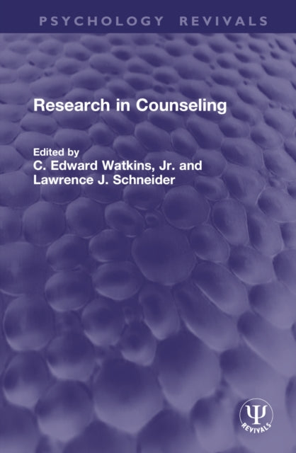 Book cover of: Research in Counseling