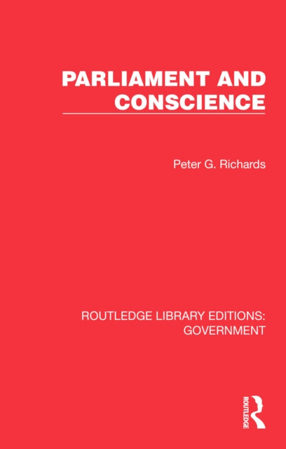 Book cover of: Parliament and Conscience