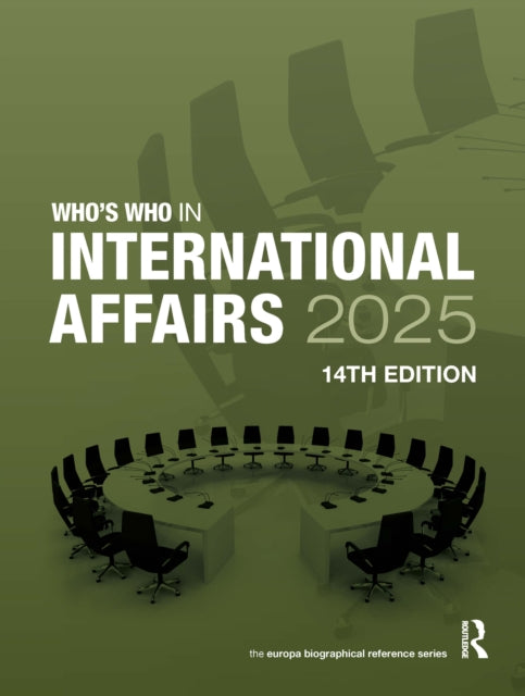 Book cover of: Who's Who in International Affairs 2025