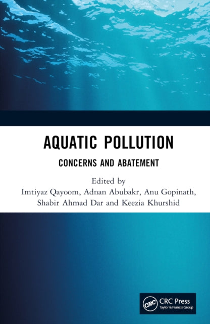 Book cover of: Aquatic Pollution. By: Imtiyaz Qayoom