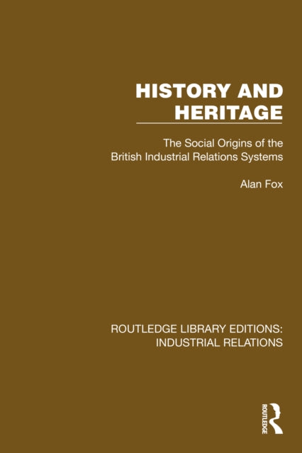 Book cover of: History and Heritage. By: Alan Fox