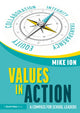 Book cover of: Values in Action: A Compass for School Leaders