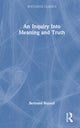 Book cover of: Inquiry Into Meaning and Truth
