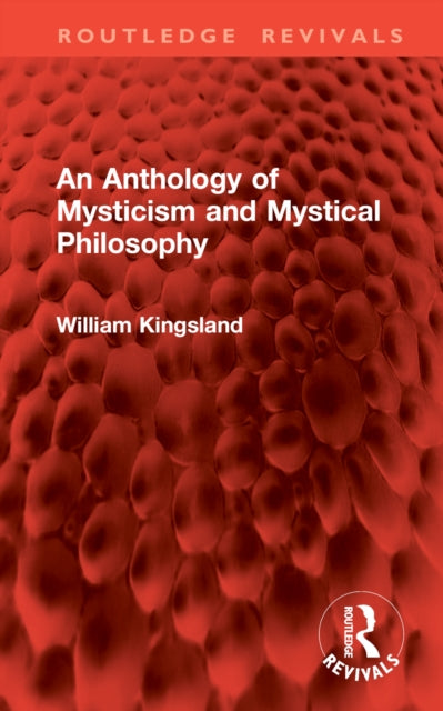 Book cover of: Anthology of Mysticism and Mystical Philosophy