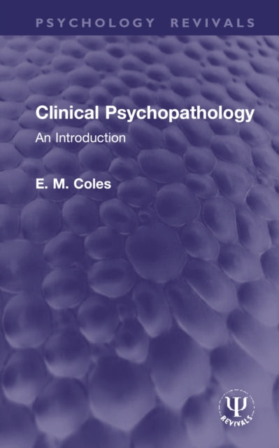 Book cover of: Clinical Psychopathology