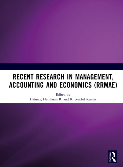 Book cover of: Recent Research in Management, Accounting and Economics (RRMAE). By: Hafinaz