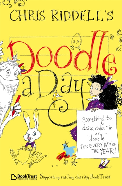 Chris Riddell's Doodle-a-Day, Something to Draw, Colour In or Doodle - For Every Day of the Year! 9781035042616 Chris Riddell