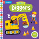 Busy Diggers, A Push, Pull, Slide Book 9781035056163 Edita Hajdu