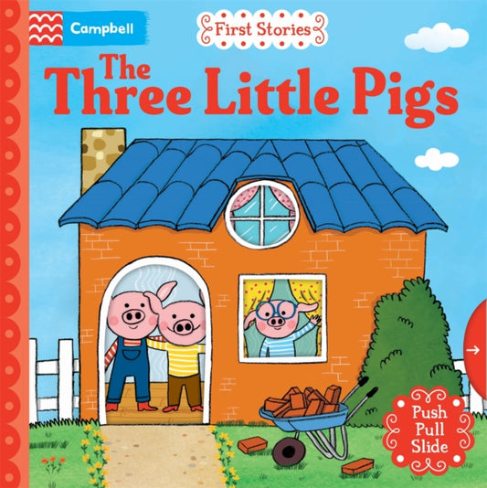 Three Little Pigs, A Push, Pull, Slide Book 9781035056255 Natascha Rosenberg