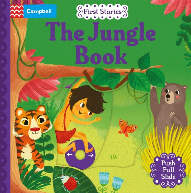 Jungle Book, A Push, Pull, Slide Book 9781035056262 Campbell Books