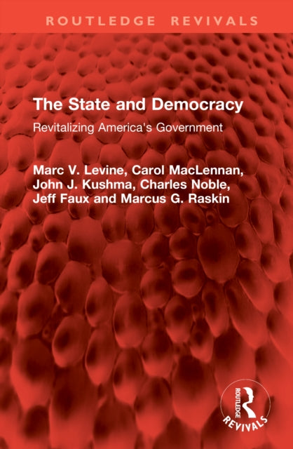Book cover of: State and Democracy