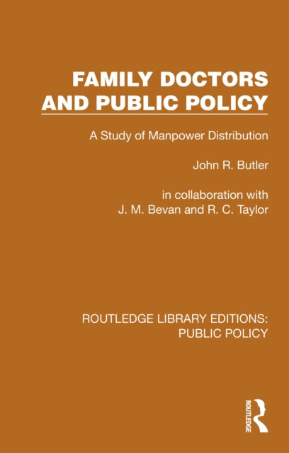 Book cover of: Family Doctors and Public Policy