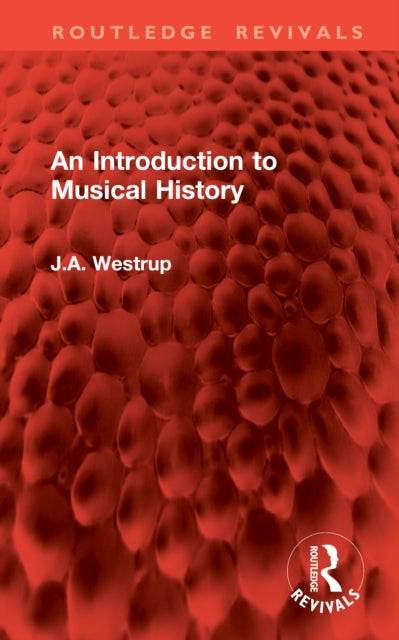 Book cover of: Introduction to Musical History