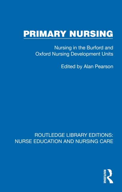 Book cover of: Primary Nursing