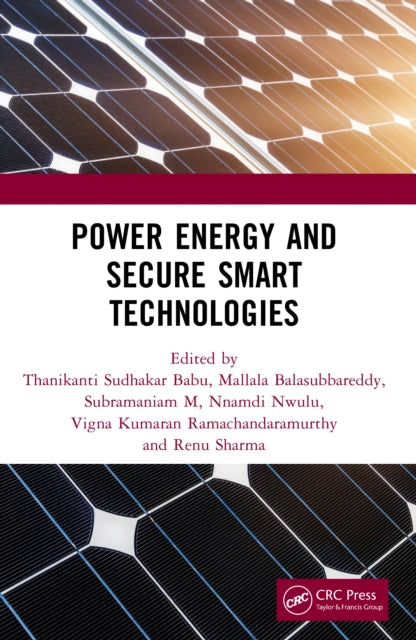 Book cover of: Power Energy and Secure Smart Technologies