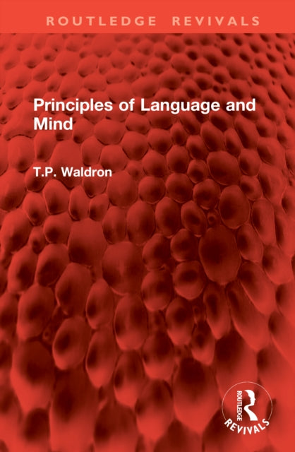 Book cover of: Principles of Language and Mind