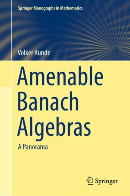 Book cover of: Amenable Banach Algebras. By: Volker Runde