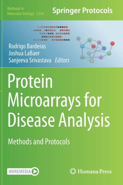 Book cover of: Protein Microarrays for Disease Analysis. By: Rodrigo Barderas