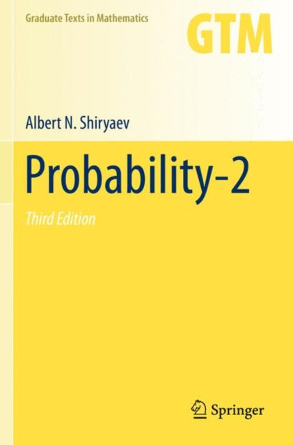 Book cover of: Probability-2. By: Albert N. Shiryaev
