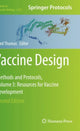 Book cover of: Vaccine Design. By: Sunil Thomas