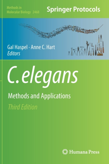 Book cover of: C. elegans. By: Gal Haspel