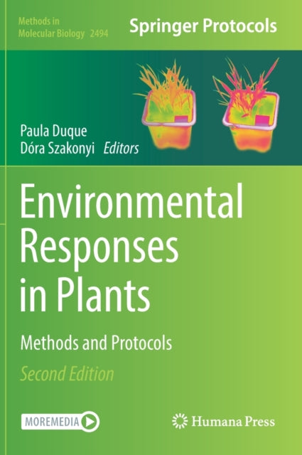 Book cover of: Environmental Responses in Plants. By: Paula Duque