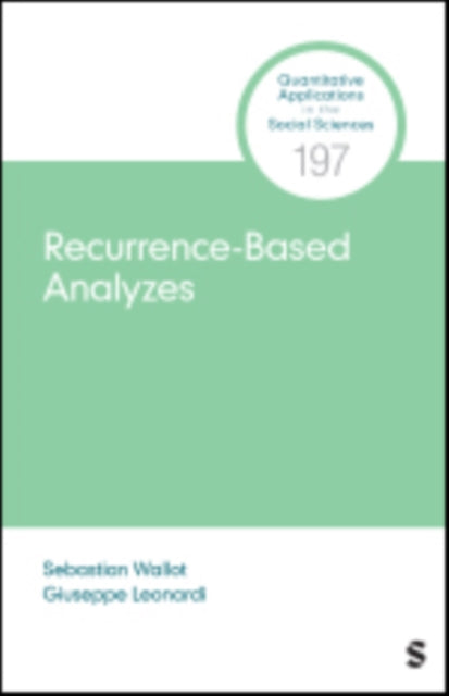 Book cover of: Recurrence-Based Analyses. By: Sebastian Wallot