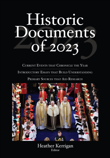 Book cover of: Historic Documents of 2023. By: Heather Kerrigan