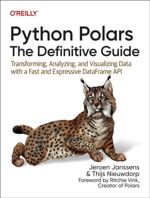 Book cover of: Python Polars: The Definitive Guide. By: Jeroen Janssens