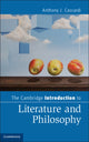 Book cover of: Cambridge Introduction to Literature and Philosophy. By: Anthony J. Cascardi