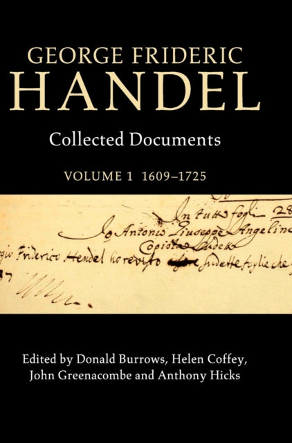 Book cover of: George Frideric Handel: Volume 1, 1609–1725. By: Donald Burrows