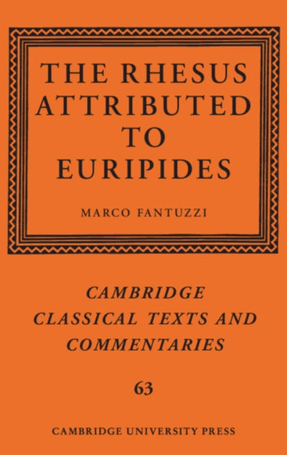 Book cover of: Rhesus Attributed to Euripides. By: Marco Fantuzzi