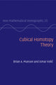 Book cover of: Cubical Homotopy Theory. By: Brian A. Munson