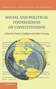 Book cover of: Social and Political Foundations of Constitutions. By: Denis J. Galligan