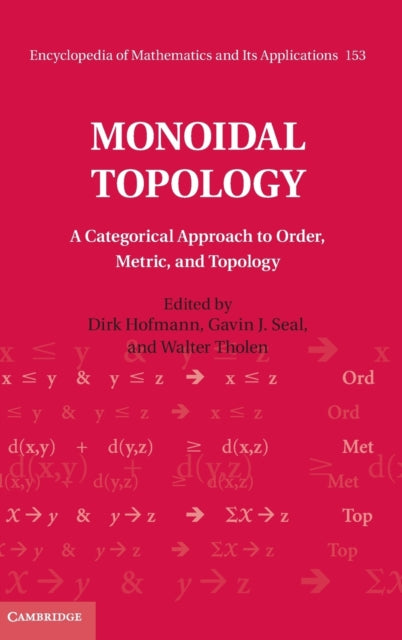 Book cover of: Monoidal Topology. By: Dirk Hofmann