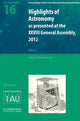Book cover of: Highlights of Astronomy: Volume 16. By: Thierry Montmerle
