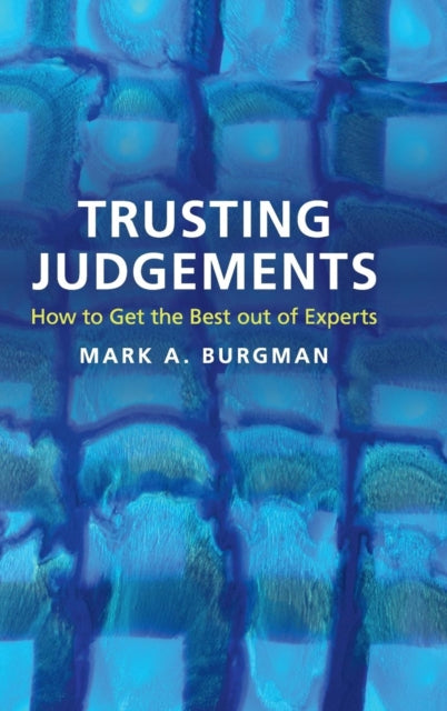 Book cover of: Trusting Judgements. By: Mark A. Burgman