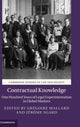 Book cover of: Contractual Knowledge. By: Grégoire Mallard