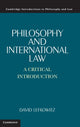 Book cover of: Philosophy and International Law. By: David Lefkowitz