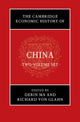 Book cover of: Cambridge Economic History of China 2 Volume Hardback Set. By: Debin Ma