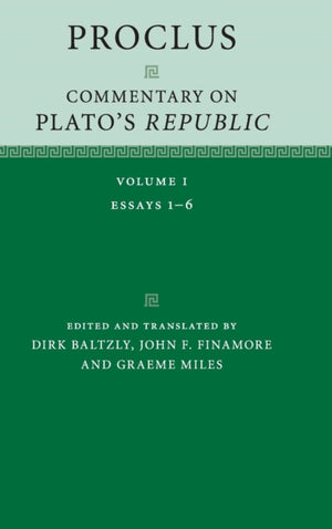 Proclus: Commentary on Plato's Republic: Volume 1