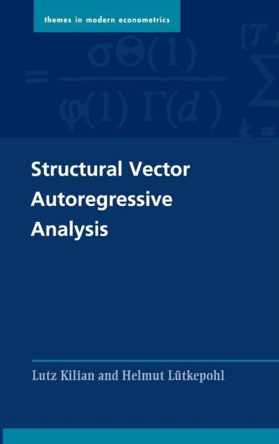 Book cover of: Structural Vector Autoregressive Analysis. By: Lutz Kilian