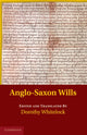 Book cover of: Anglo-Saxon Wills. By: Dorothy Whitelock