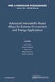 Book cover of: Advanced Intermetallic-Based Alloys for Extreme Environment and Energy Applications: Volume 1128. By: Martin Palm