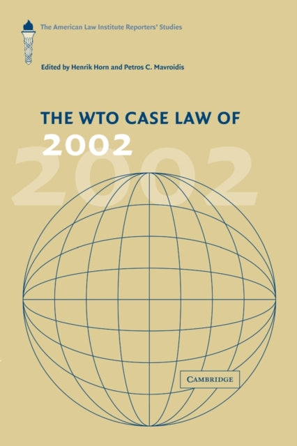 Book cover of: WTO Case Law of 2002. By: Henrik Horn