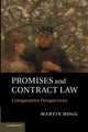 Book cover of: Promises and Contract Law. By: Martin Hogg