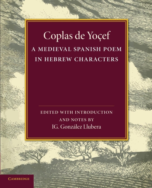 Book cover of: Coplas de Yocef. By: Ignacio González Llubera