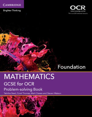 GCSE matemaatika OCR-i aluste probleemide lahendamise raamatu jaoks